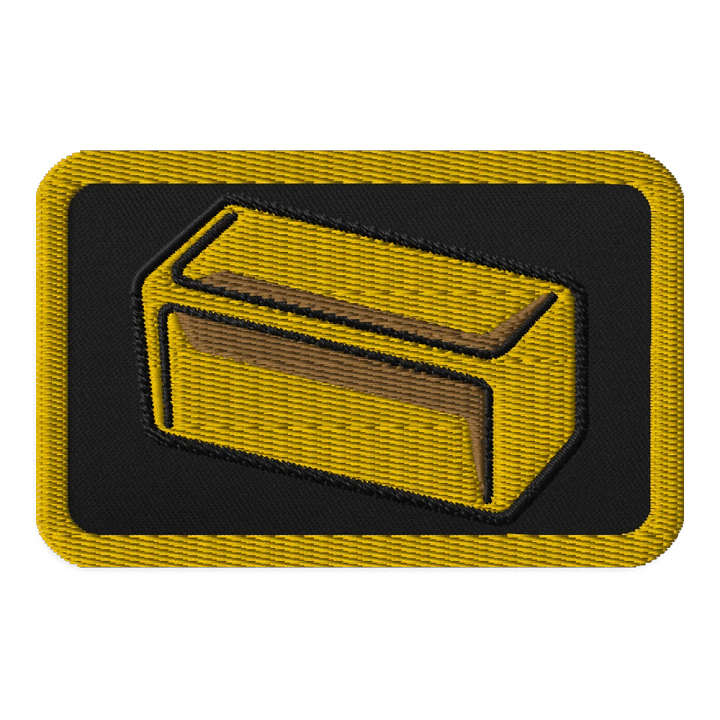Yellow Sample Embroidered Patch product image (1)