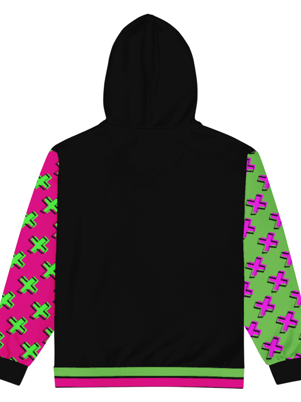 ZIMMI GlitchWave Hoodie (Black Edition) + Sticker Pack product image (4)