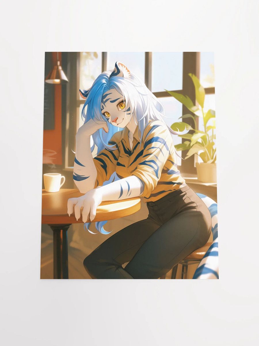 Cozy Cafe Catgirl Poster product image (8)