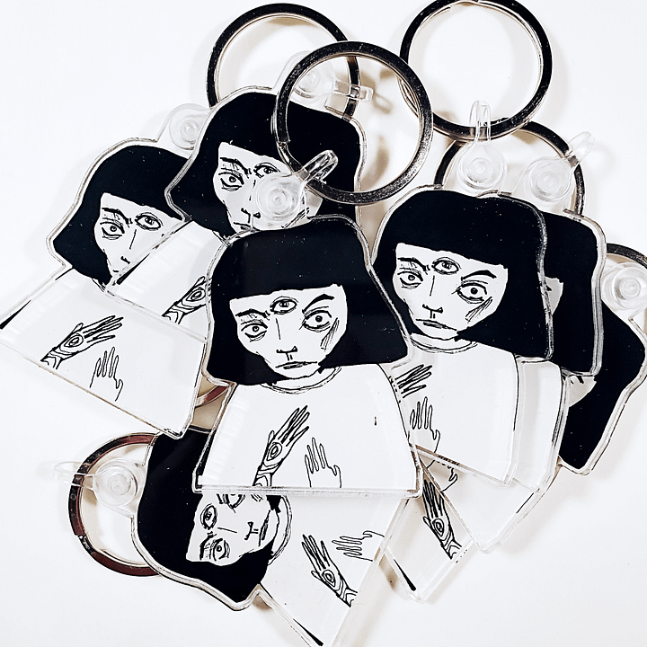 Strange Girl - Acrylic Keychain product image (1)