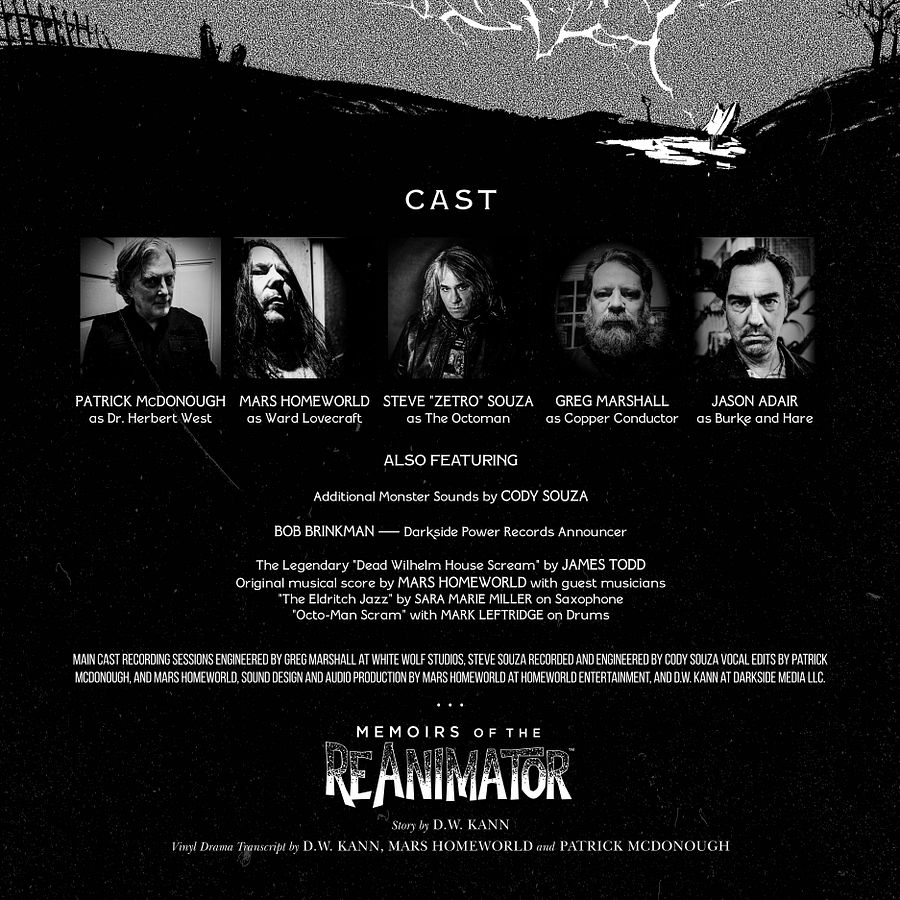 MEMOIRS of the ReANIMATOR; Vinyl Drama LP product image (3)