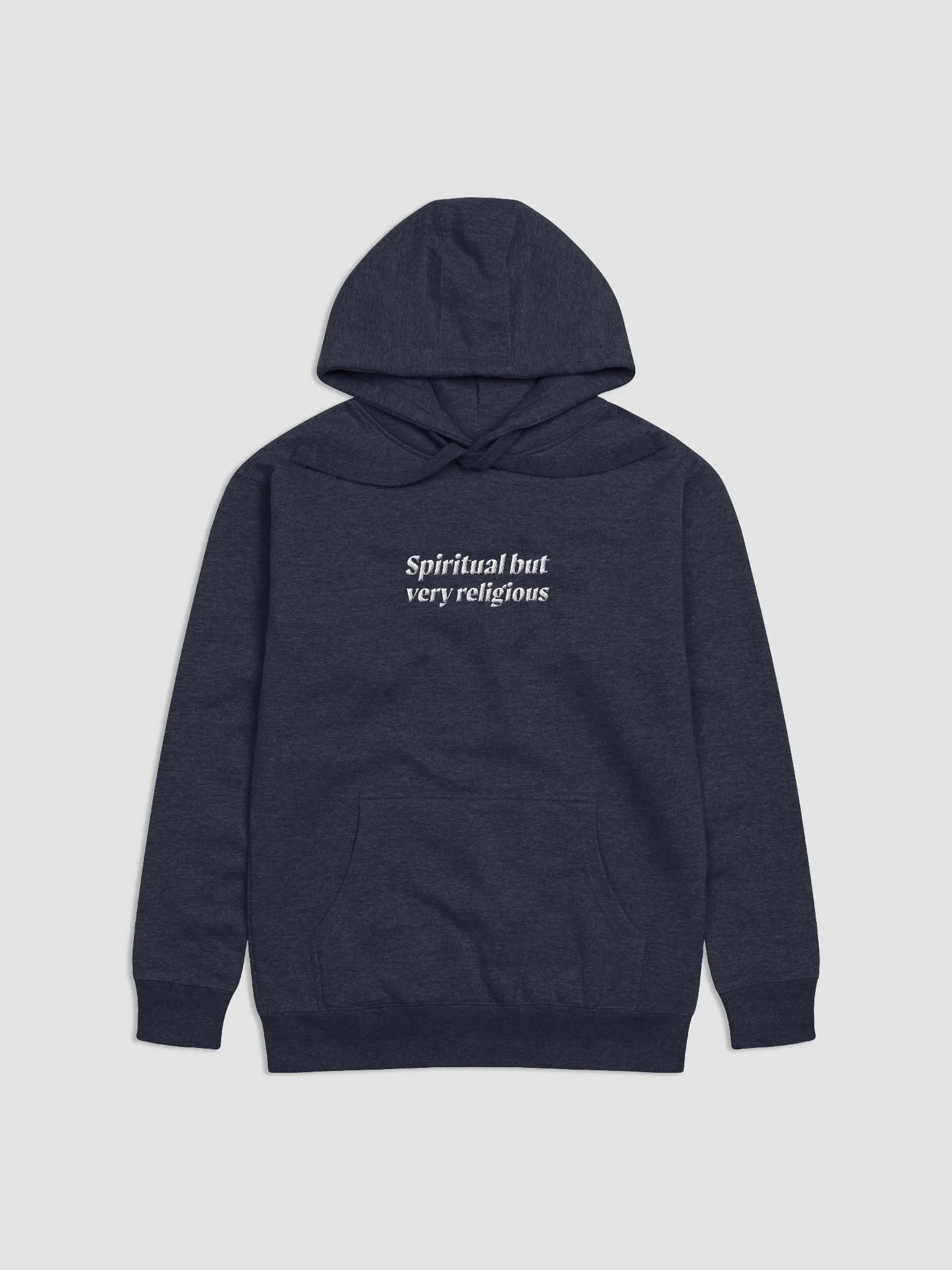 Embroidered Spiritual But Very Religious Hoodie product image (3)