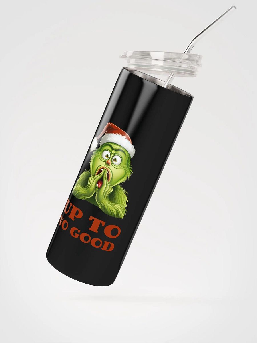 Get mischievous with our Grinch-themed Stainless Steel Tumbler product image (2)