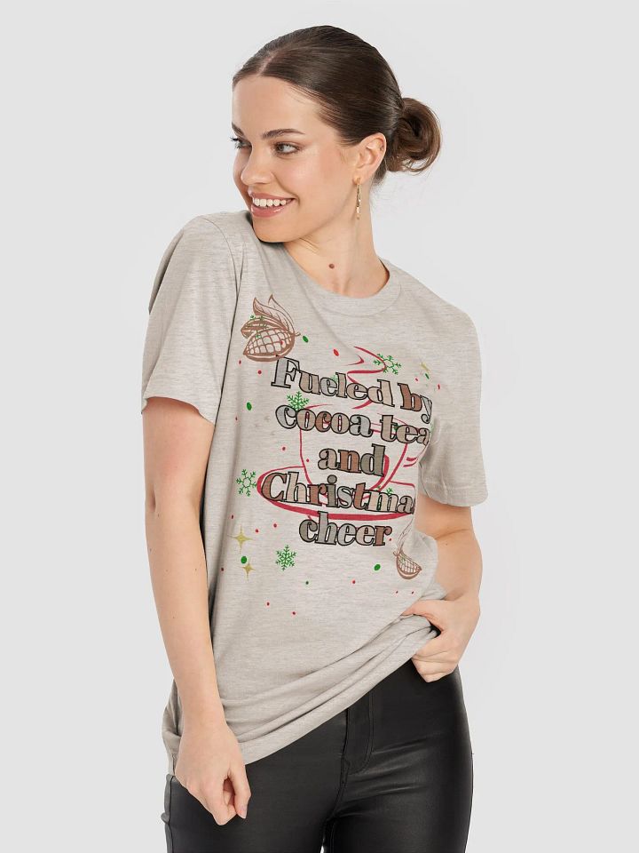 Festive Cocoa Tea & Christmas Cheer T-Shirt product image (2)