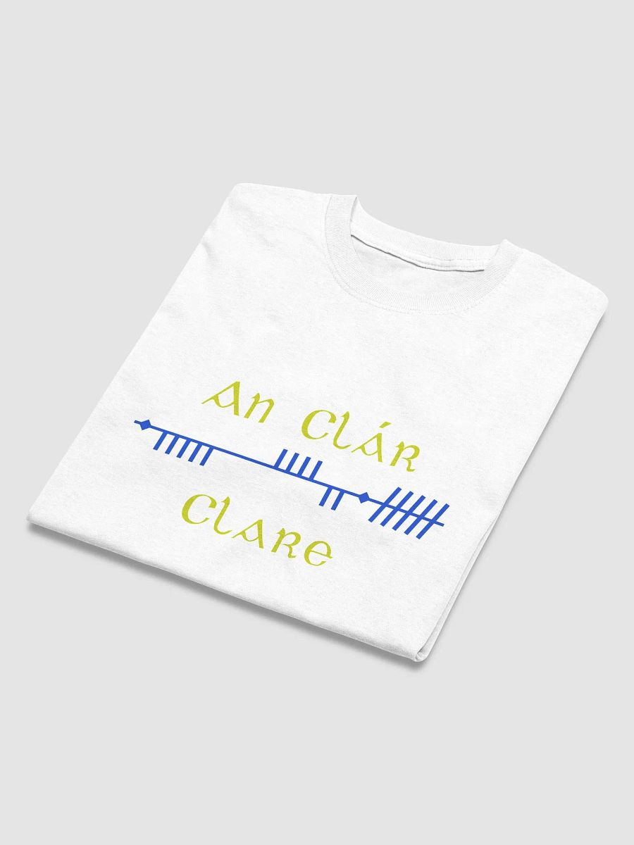 Clare/An Clár Scholastic Style Ogham printed T-shirt product image (3)
