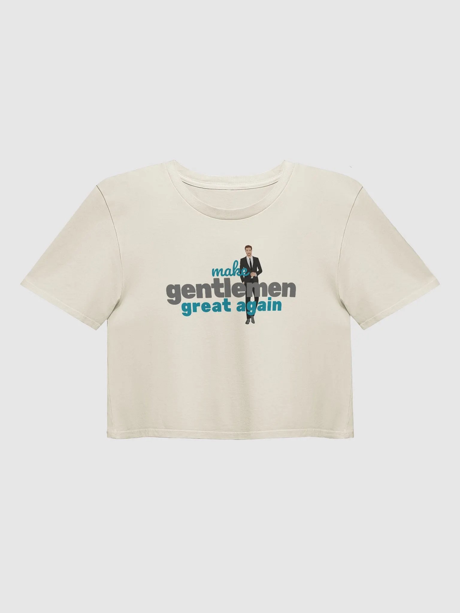make gentlemen great again - premium CROP t-shirt product image (1)