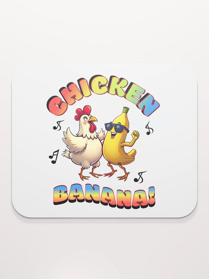 Chicken Banana Dancing Groovy Mouse Pad product image (1)