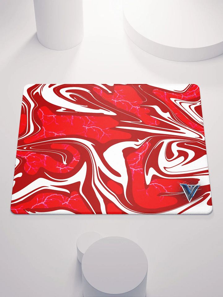 White x Red Mouse Pad product image (1)