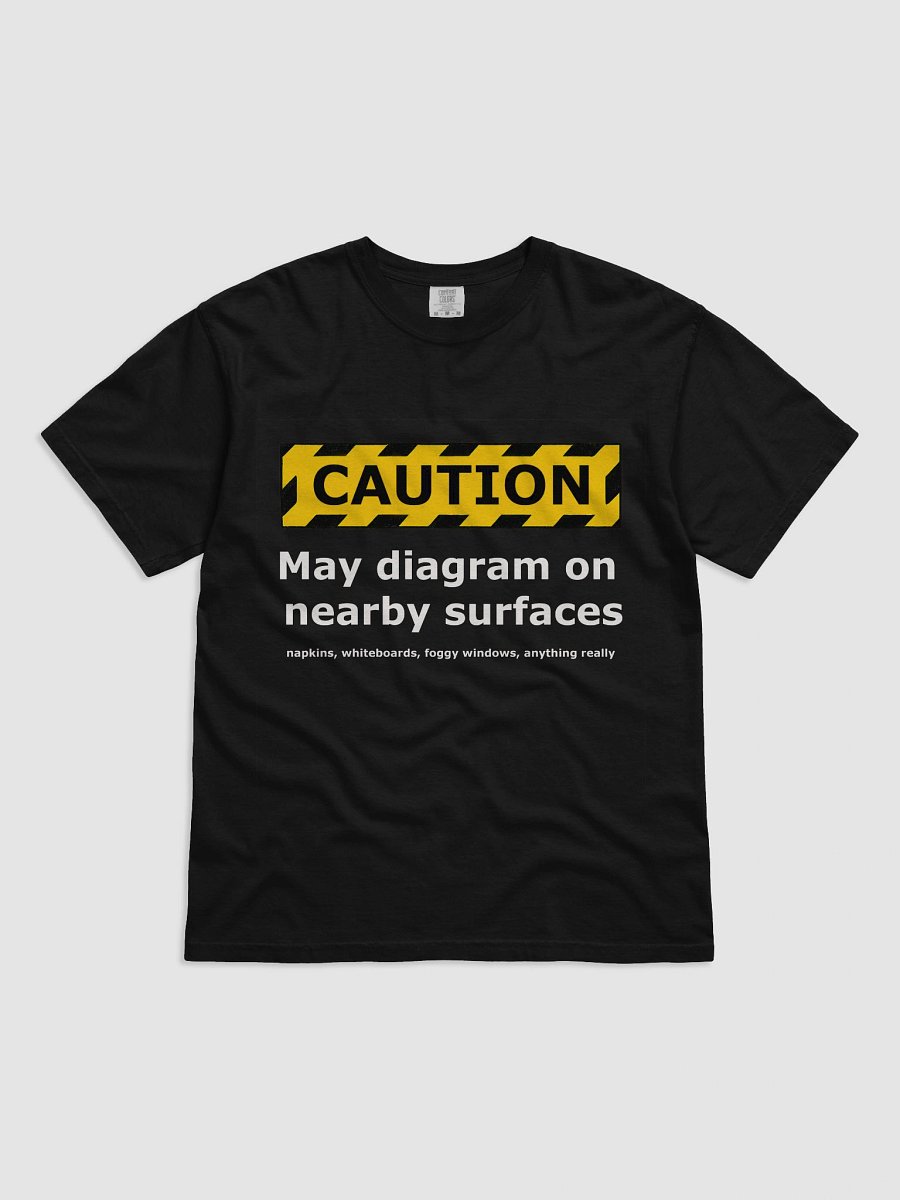 Diagram Caution – Sketch-at-Any-Moment Tee product image (1)