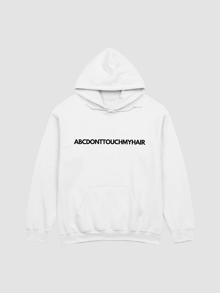 ABC Don't Touch My Hair Hoodie (white) product image (21)