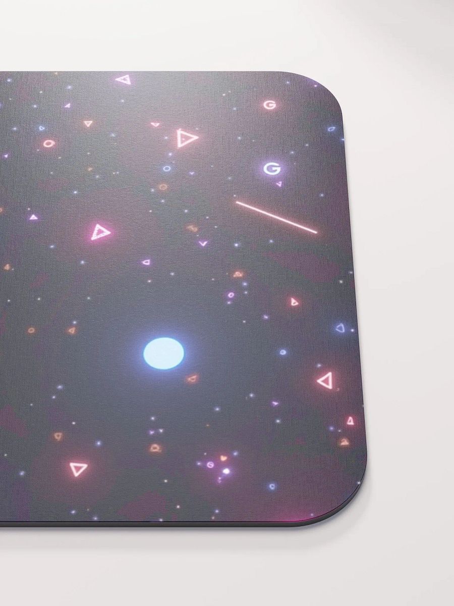 Neon Geometric Glow Mouse Pad product image (5)