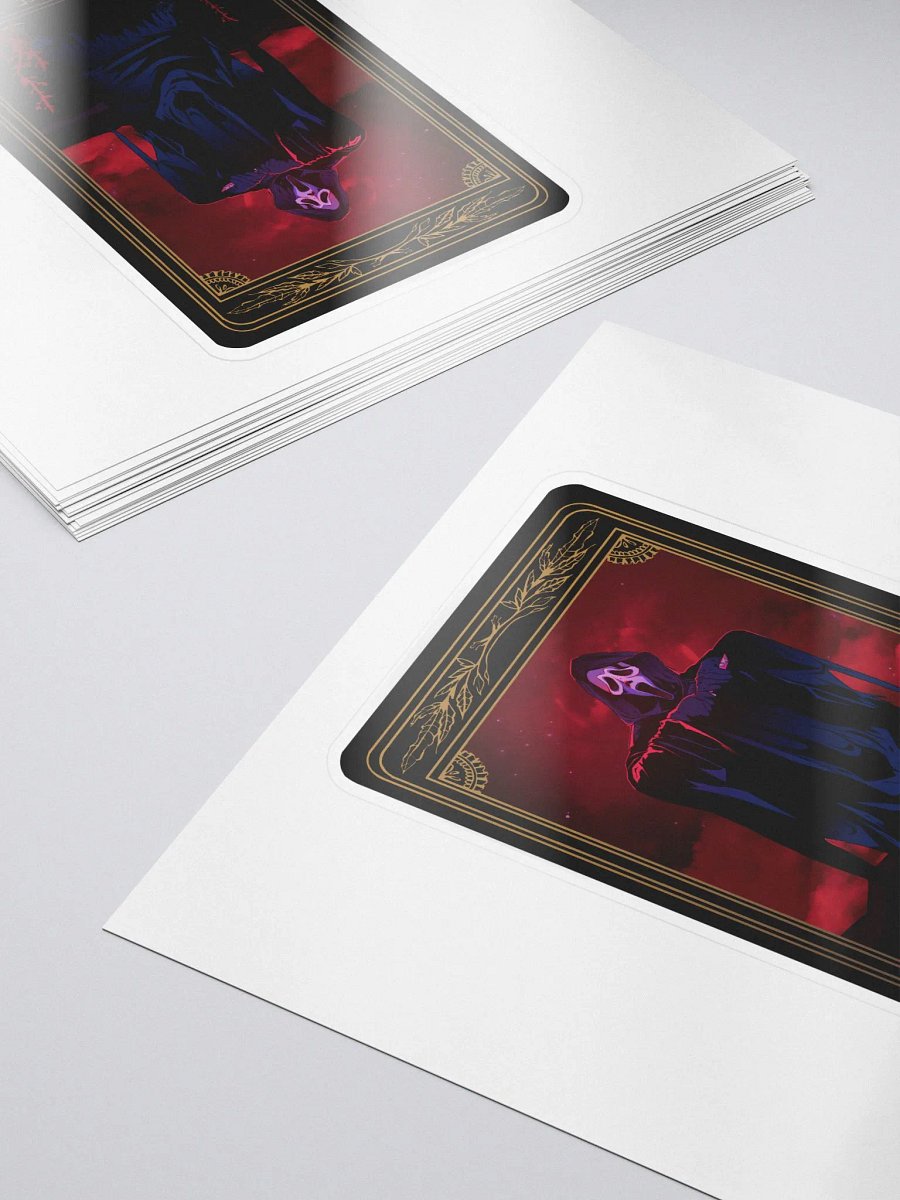 Ghostface Tarot Card Sticker product image (5)