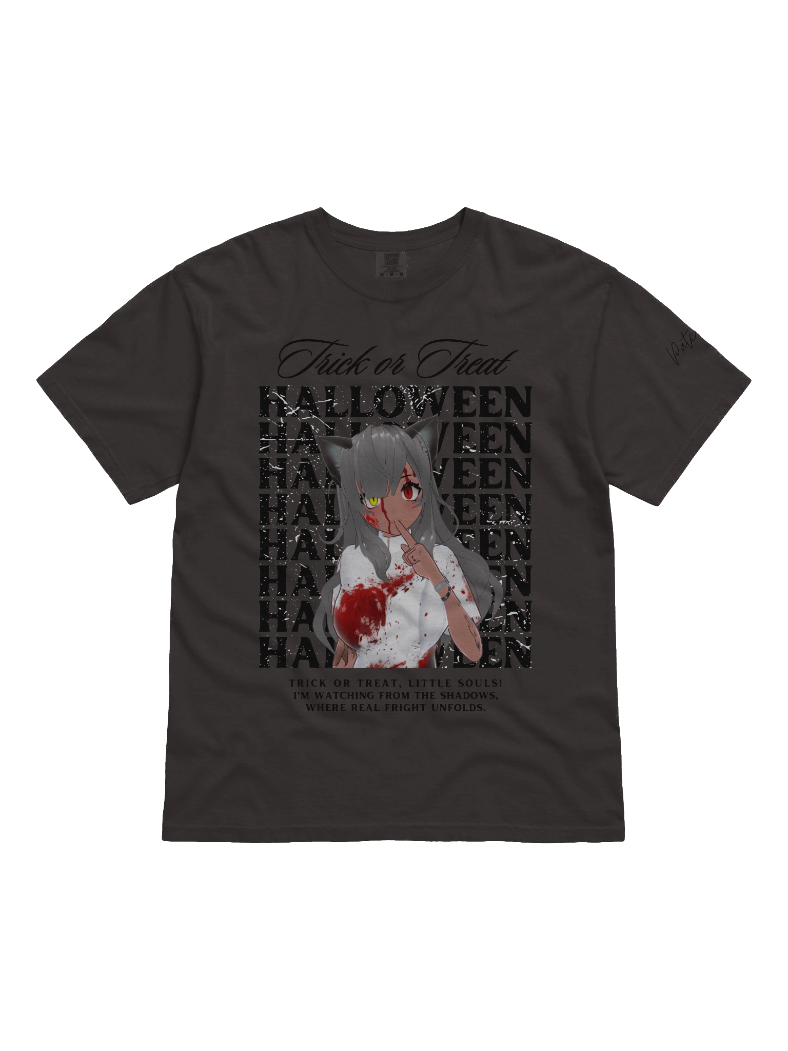 Midnight Black Halloween Comfort Tee product image (4)