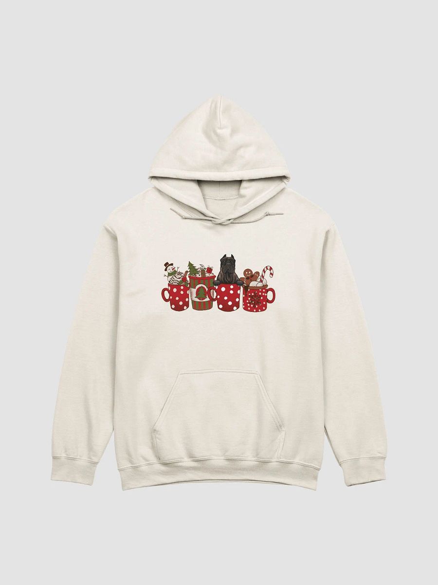 Cute Presa Canario in a Christmas Cup Hooded Sweatshirt | Funny Christmas Pup in a Cup product image (19)