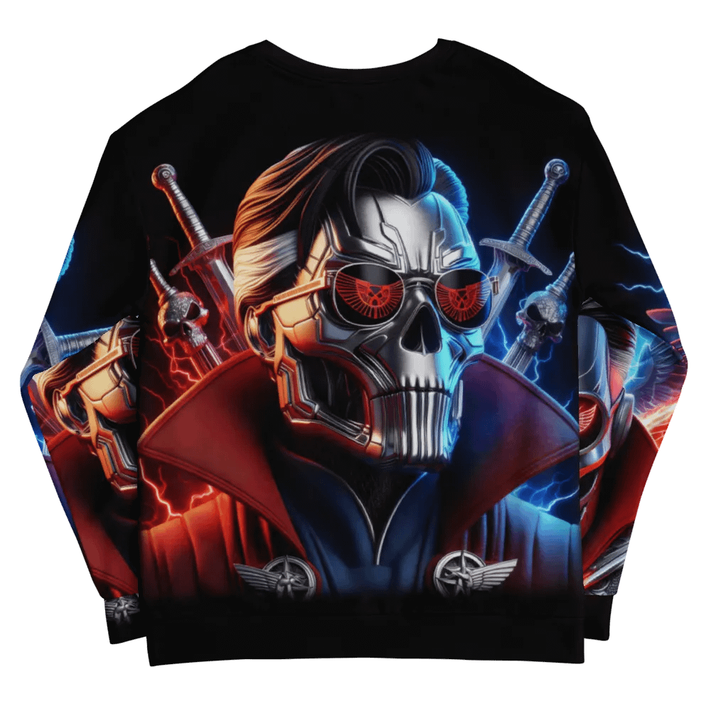 Silver Robot-Skull Face - Unisex Sweatshirt #19 product image (12)