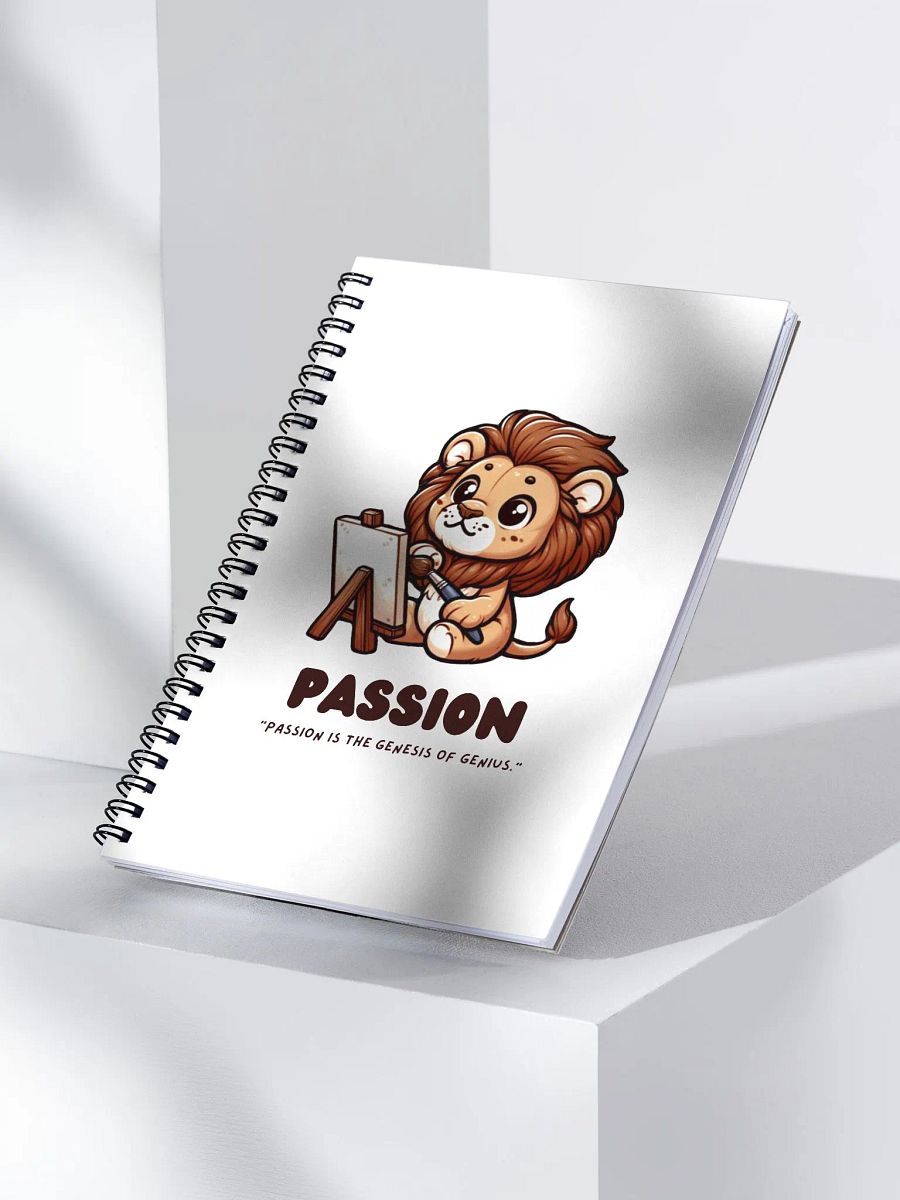 Passion Lion Spiral Notebook product image (3)