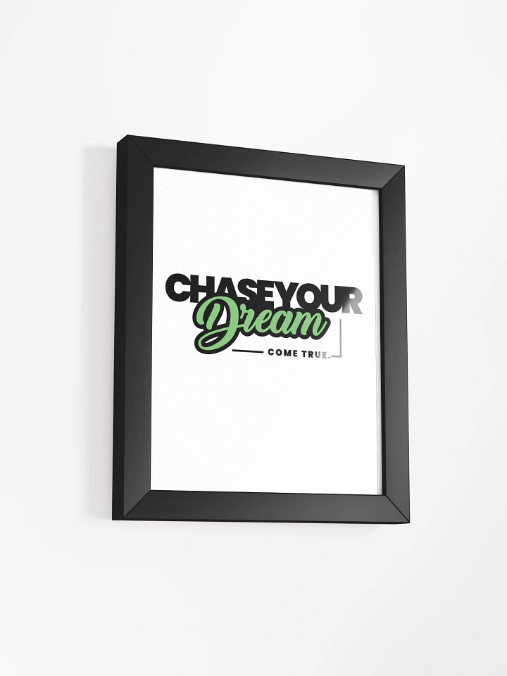 Chase Your Dream Motivational Framed Poster product image (2)