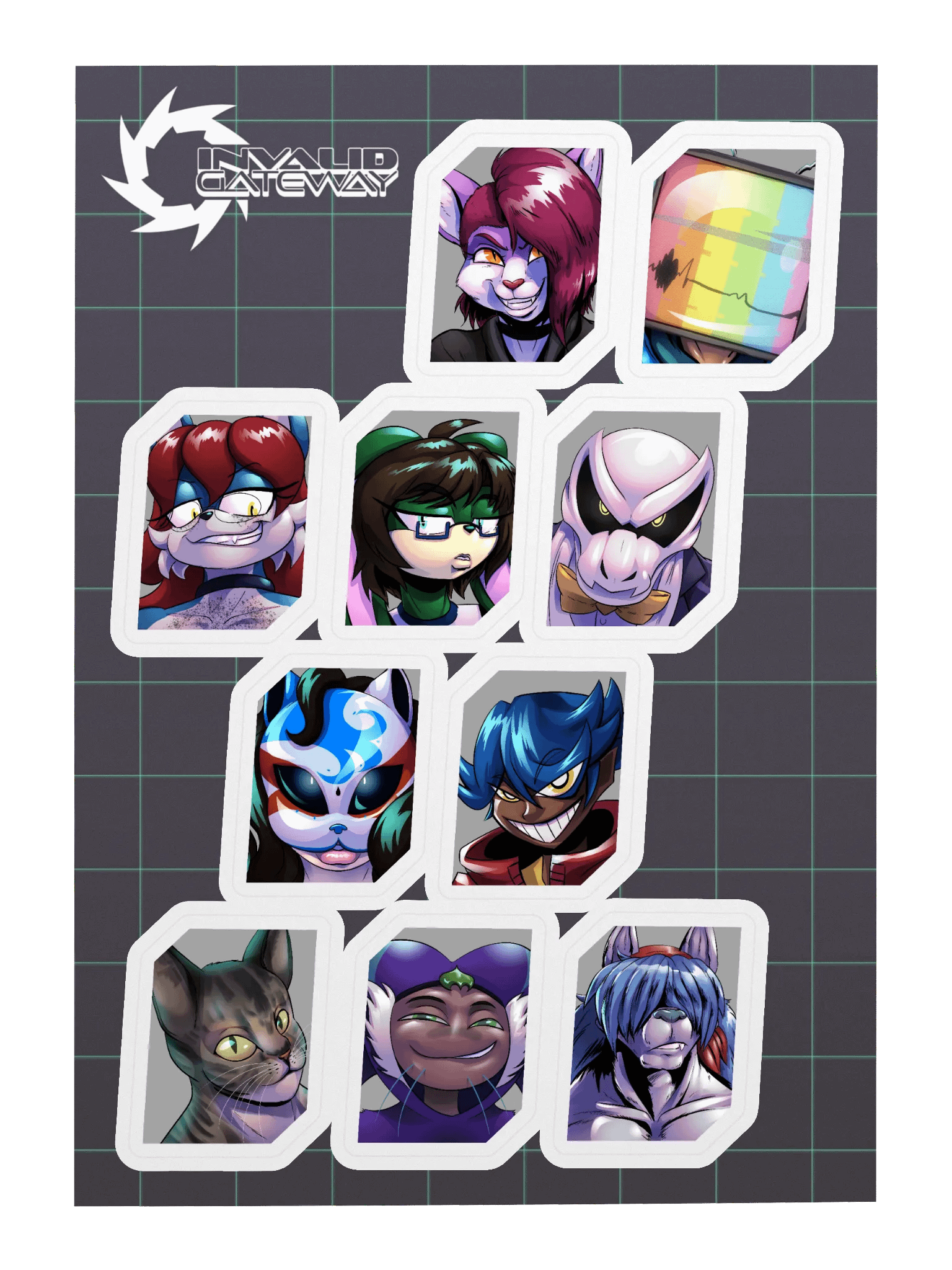 IGT Headshot Sticker Set product image (3)