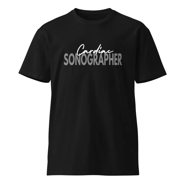 Cardiac Sonographer Technologist Unisex Premium T-Shirt product image (1)