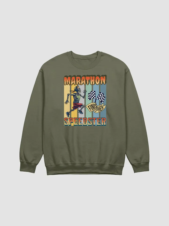 Marathon Speedster Skeleton Running Crewneck Sweatshirt product image (11)