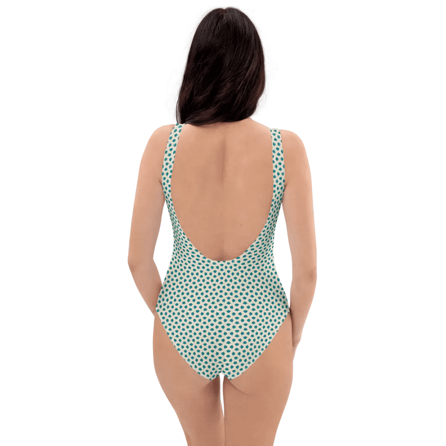 Blue Leaves Swimsuit product image (3)