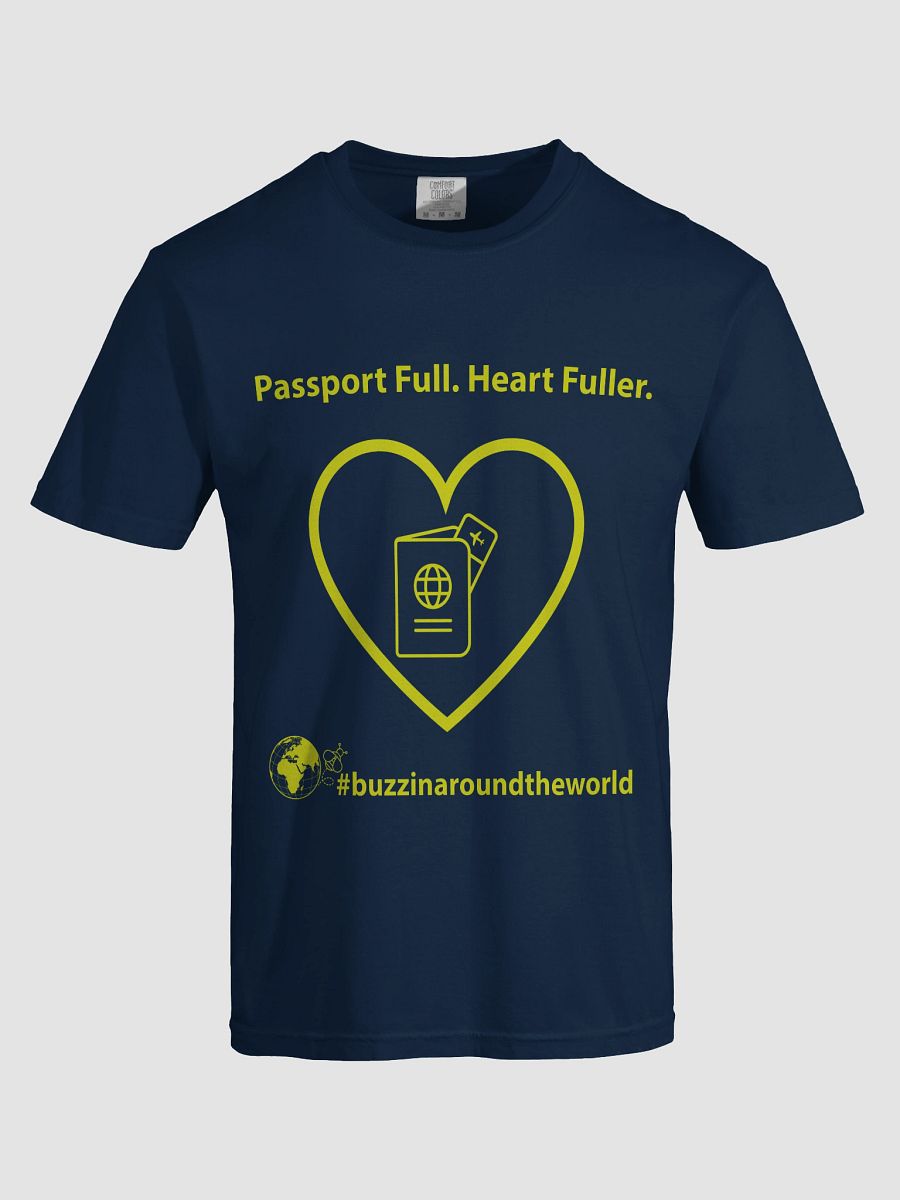 Passport Full. Heart Fuller. - T-Shirt - Classic Colors product image (52)