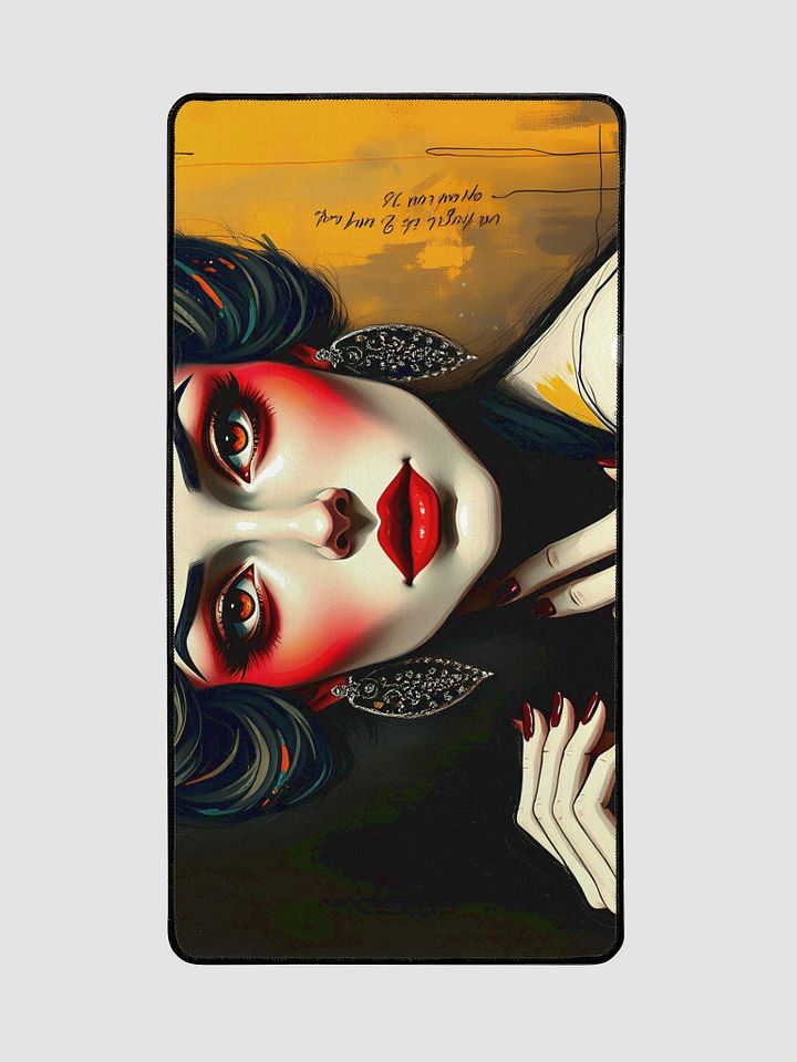 Vintage beauty Neoprene Desk Mat product image (2)