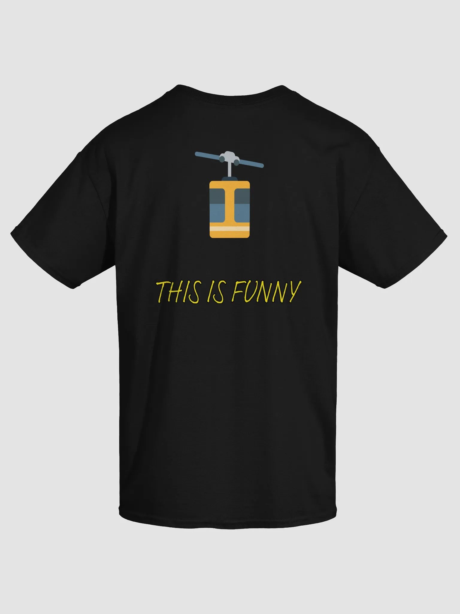 Aerial tramway emoji t-shit product image (16)