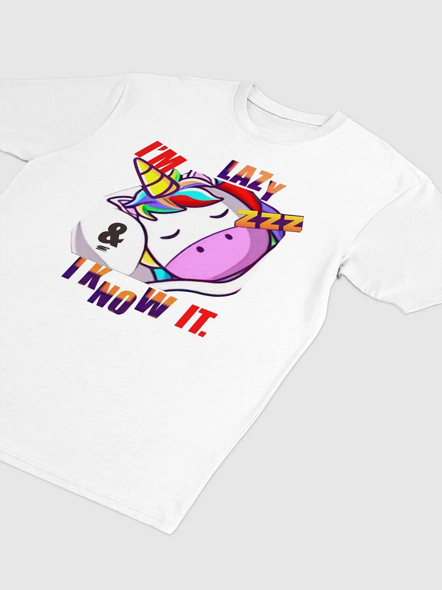 I'm Lazy And I Know It Tee - Regular Fit product image (3)