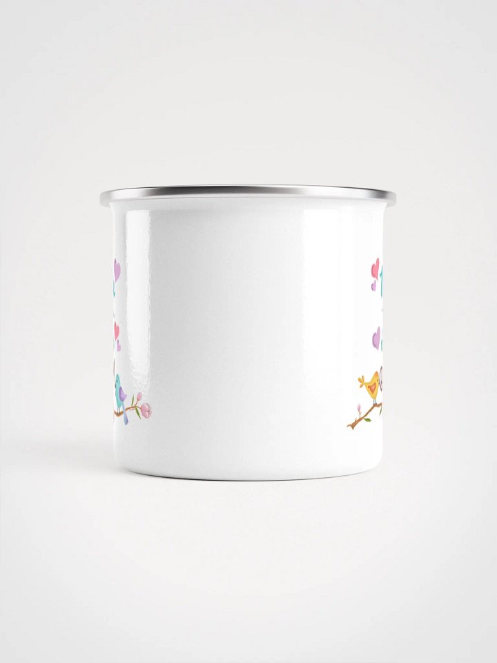 Peace and Love Enamel Mug product image (2)