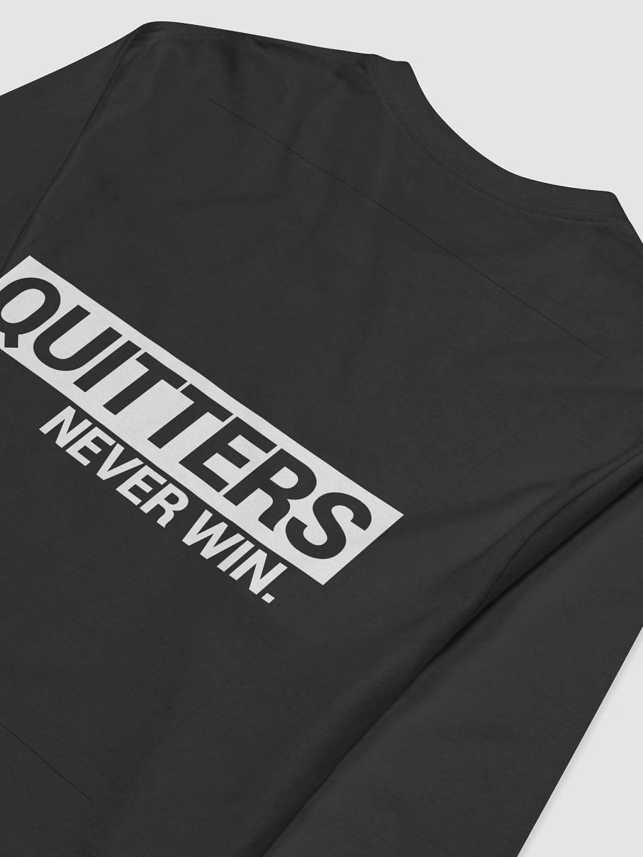 Champion Long Sleeve Shirt Winners Never Quit | Quitters Never Win (Think and Grow Rich, Napoleon Hill) product image (4)