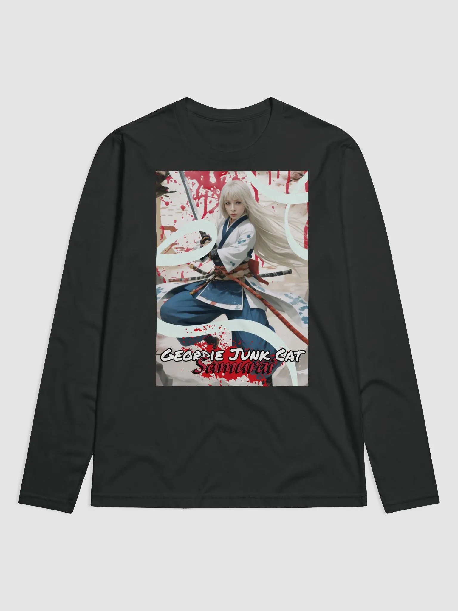 SAMURAI THREE Long Sleeved Tee (US SHIPPING) product image (1)
