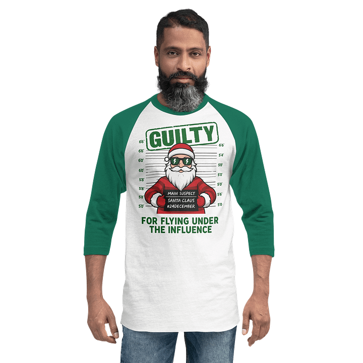Main Suspect Santa Raglan Tee product image (2)