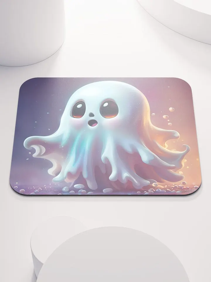Cute Ghost Mouse Pad product image (1)