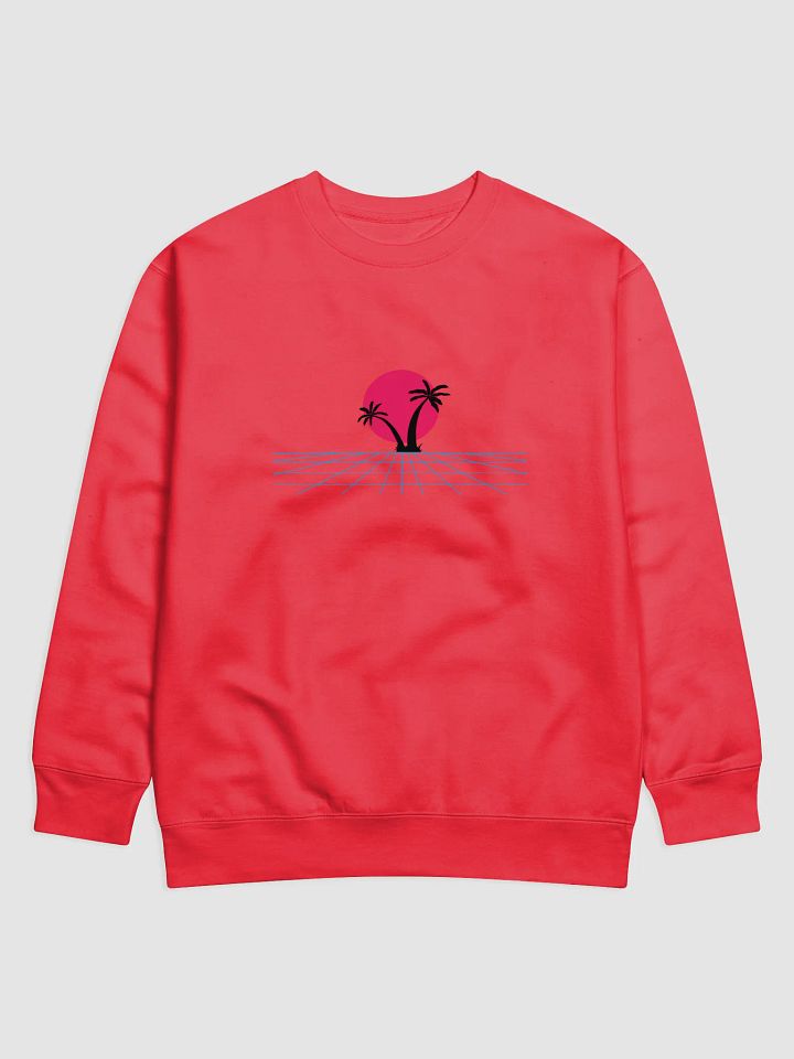 Neon Sunset Retro-Futuristic Sweatshirt product image (1)