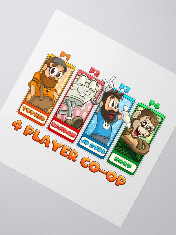4 Player Co-Op - Sticker product image (2)