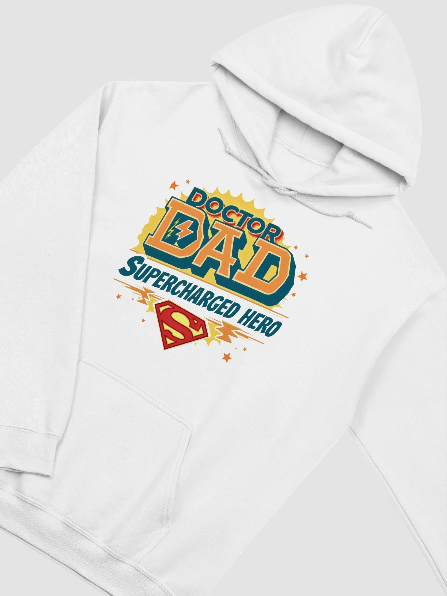 Supercharged Hero Doctor Dad Hoodie product image (25)