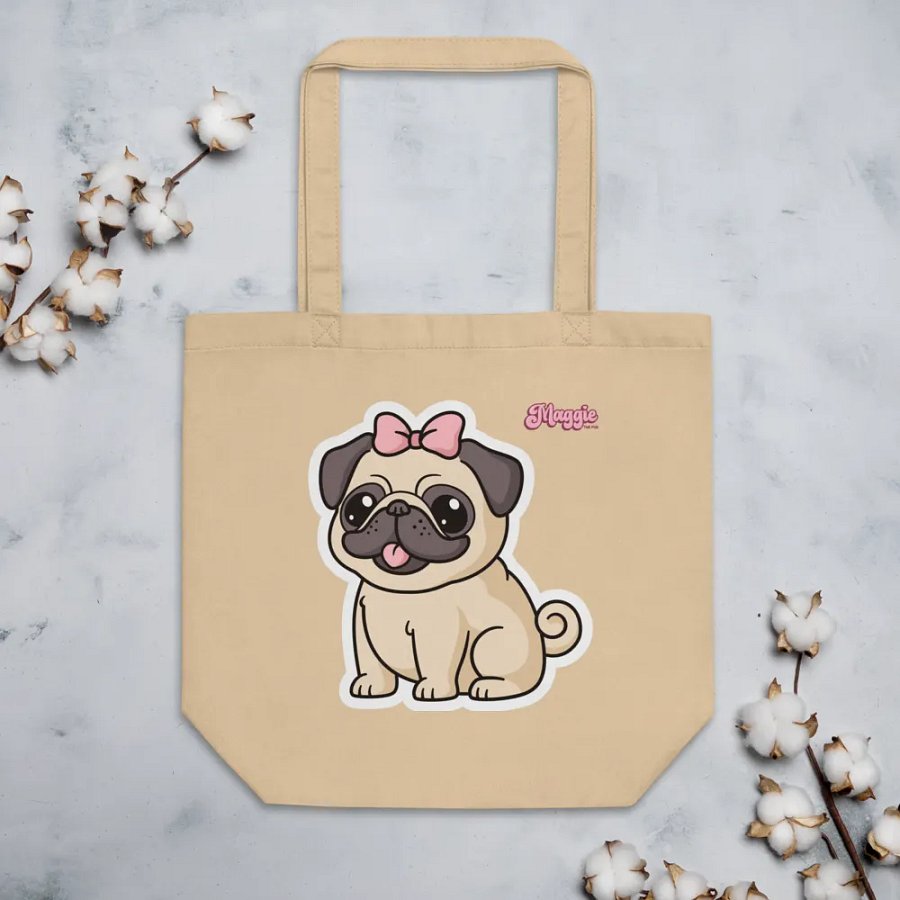 Pug Maggie's Bestie Tote Bag product image (11)