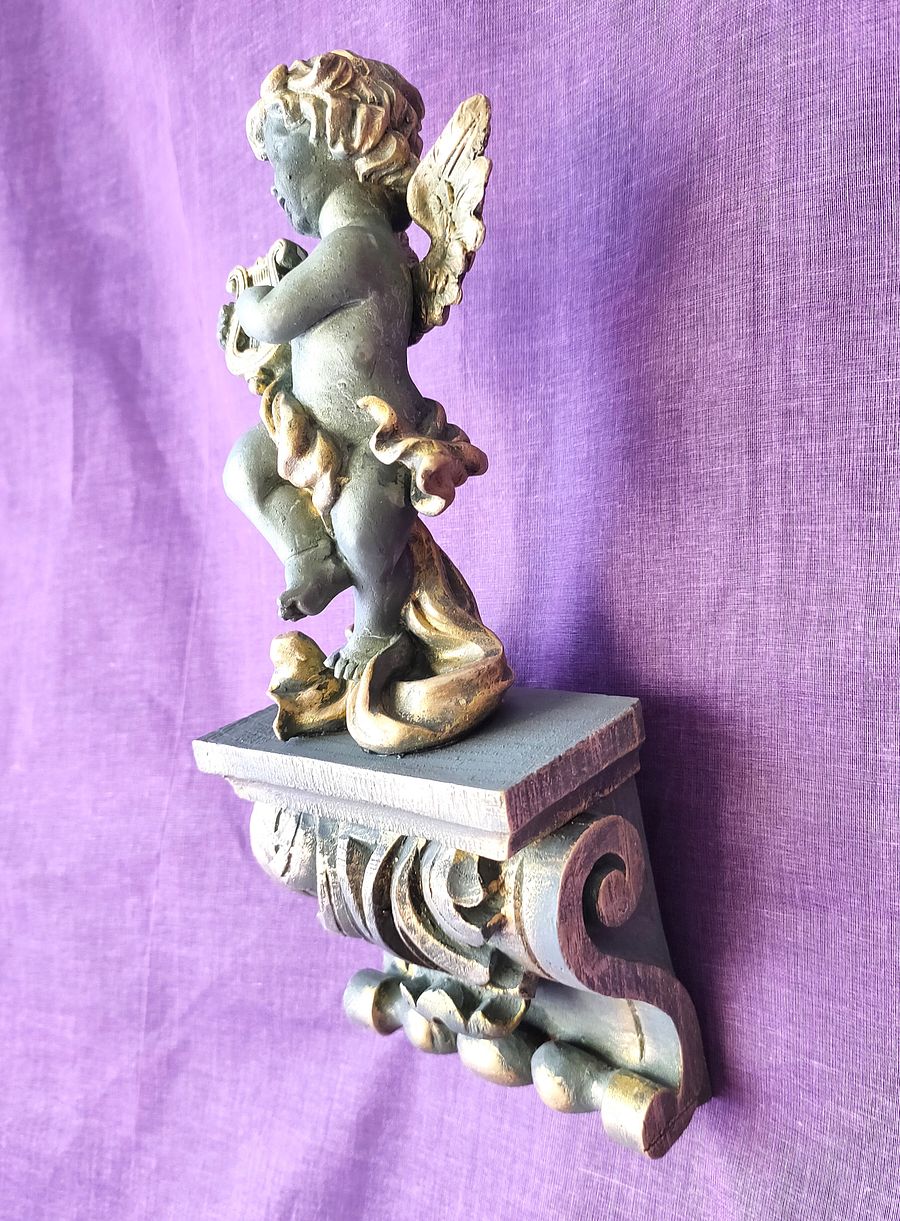 Único e exclusivo Anjo de parede com harpa, ser espiritual product image (7)