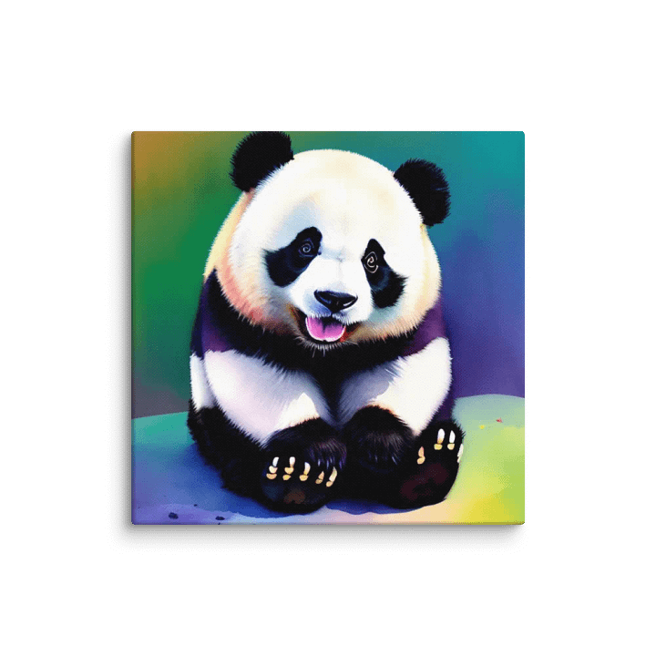 Cute Panda Digital Painting - v3 product image (1)