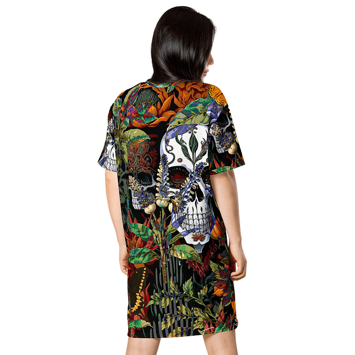 Fiesta de los Ancestros (Festival of the Ancestors) by Edward Martin T-Shirt Dress product image (2)