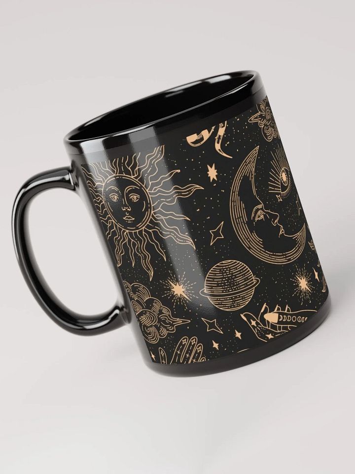 Vintage Black & Gold Celestial Mug product image (3)