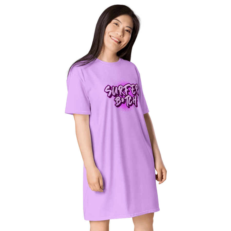 Surfer B*tch T-Shirt Dress product image (4)