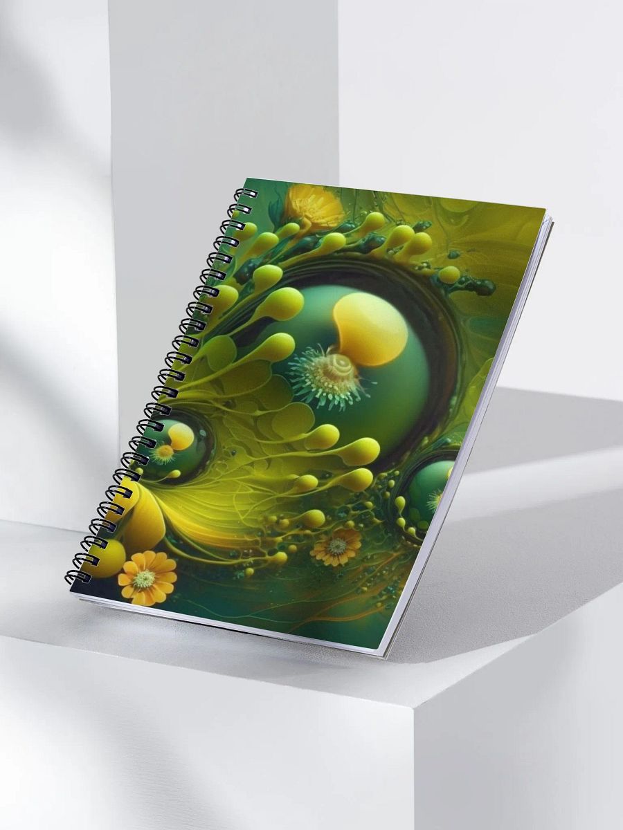Willow the Wisps Green Flowers Notebook product image (3)