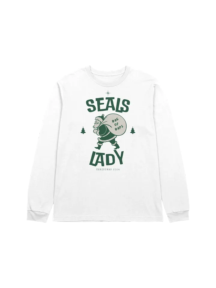 Santa's Bag of Baps - Green - Long Sleeve product image (1)