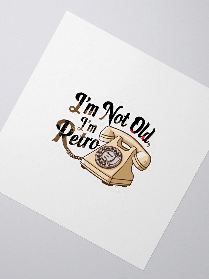 Vintage Telephone Kiss Cut Stickers product image (5)