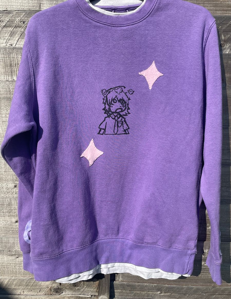 smidge print star and spiral jumper product image (1)