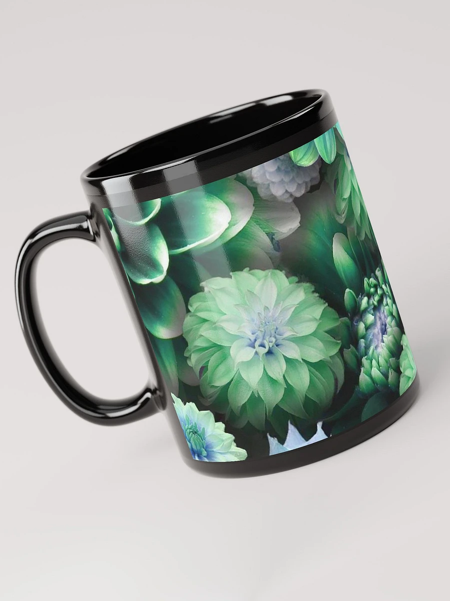 Blue Green Dahlias Coffee Mug product image (6)