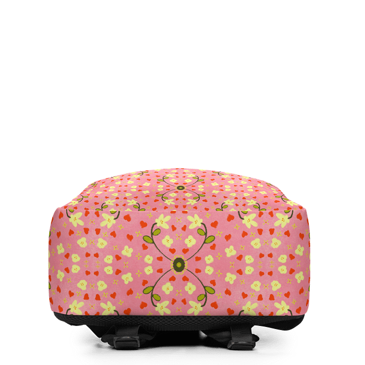 Hearts and Flowers Pink Backpack product image (2)