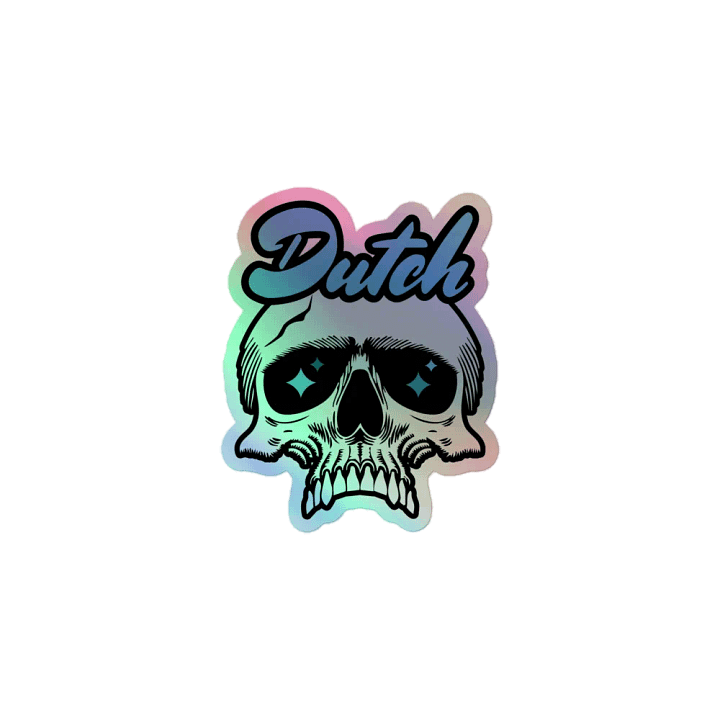 Galactic Skull Holographic Sticker Sheet product image (1)